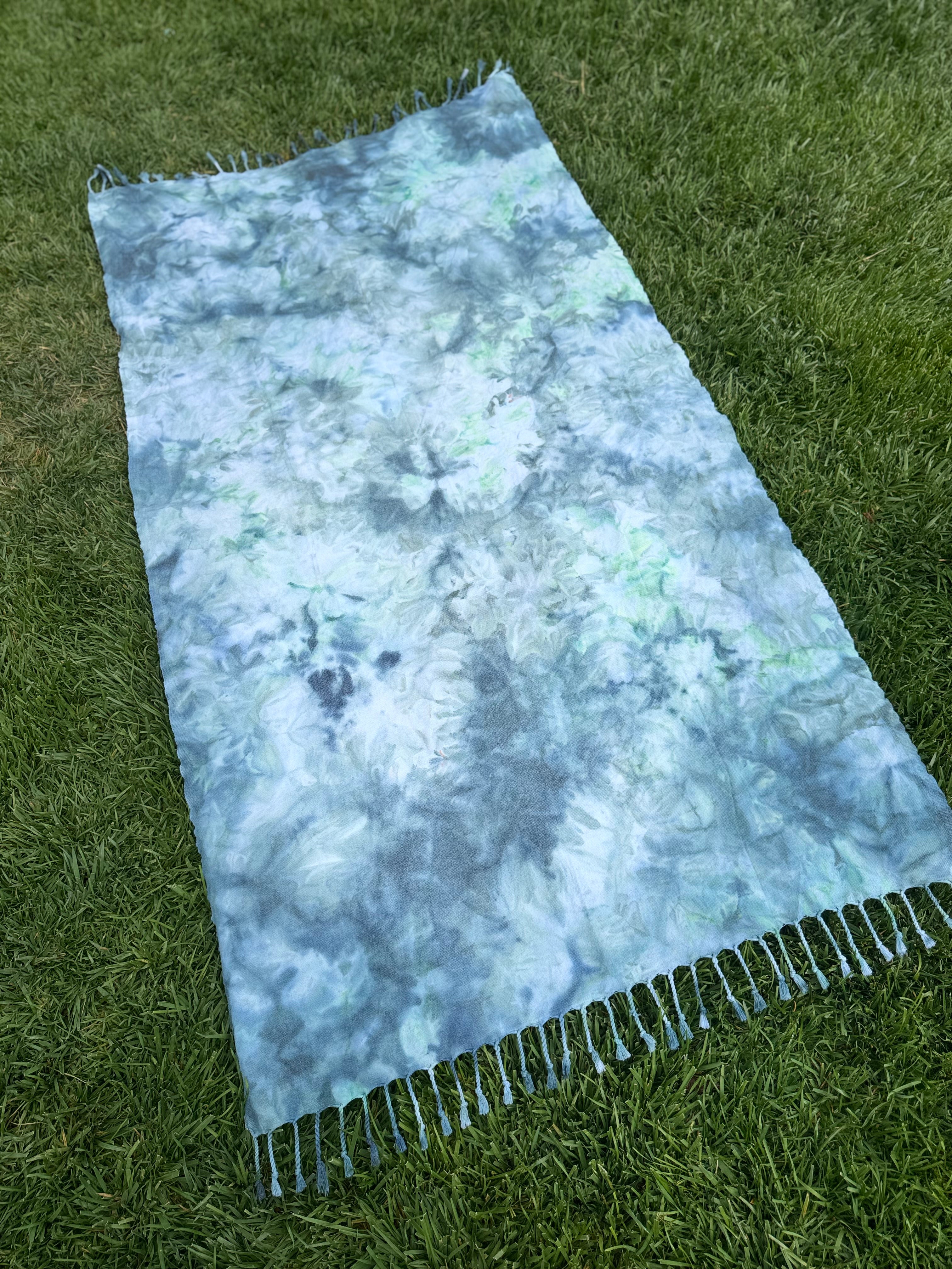 Island Blue Towel Picnic Blanket 40”x70”