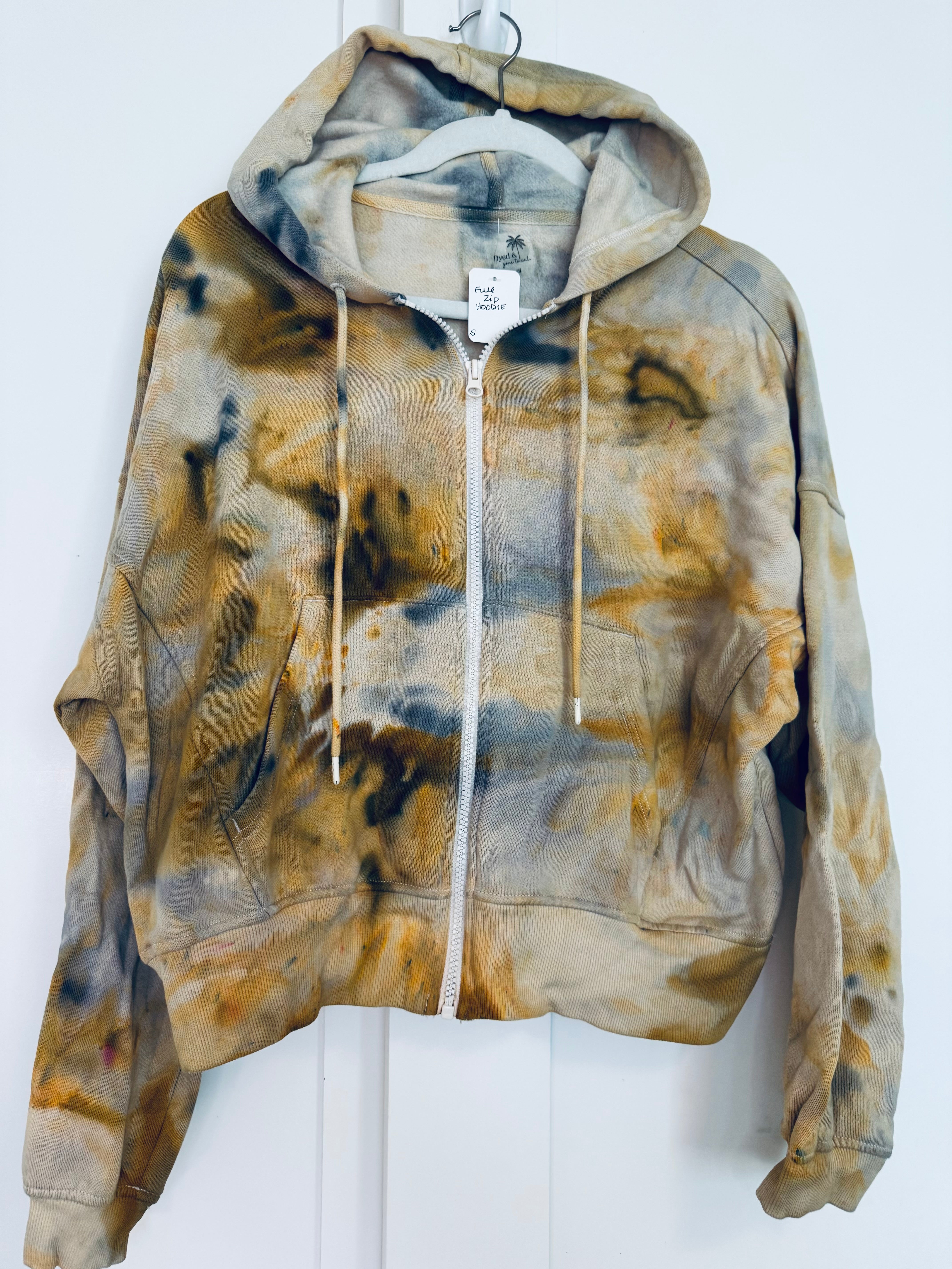 Small Ice Dye So Comfy Zip Up