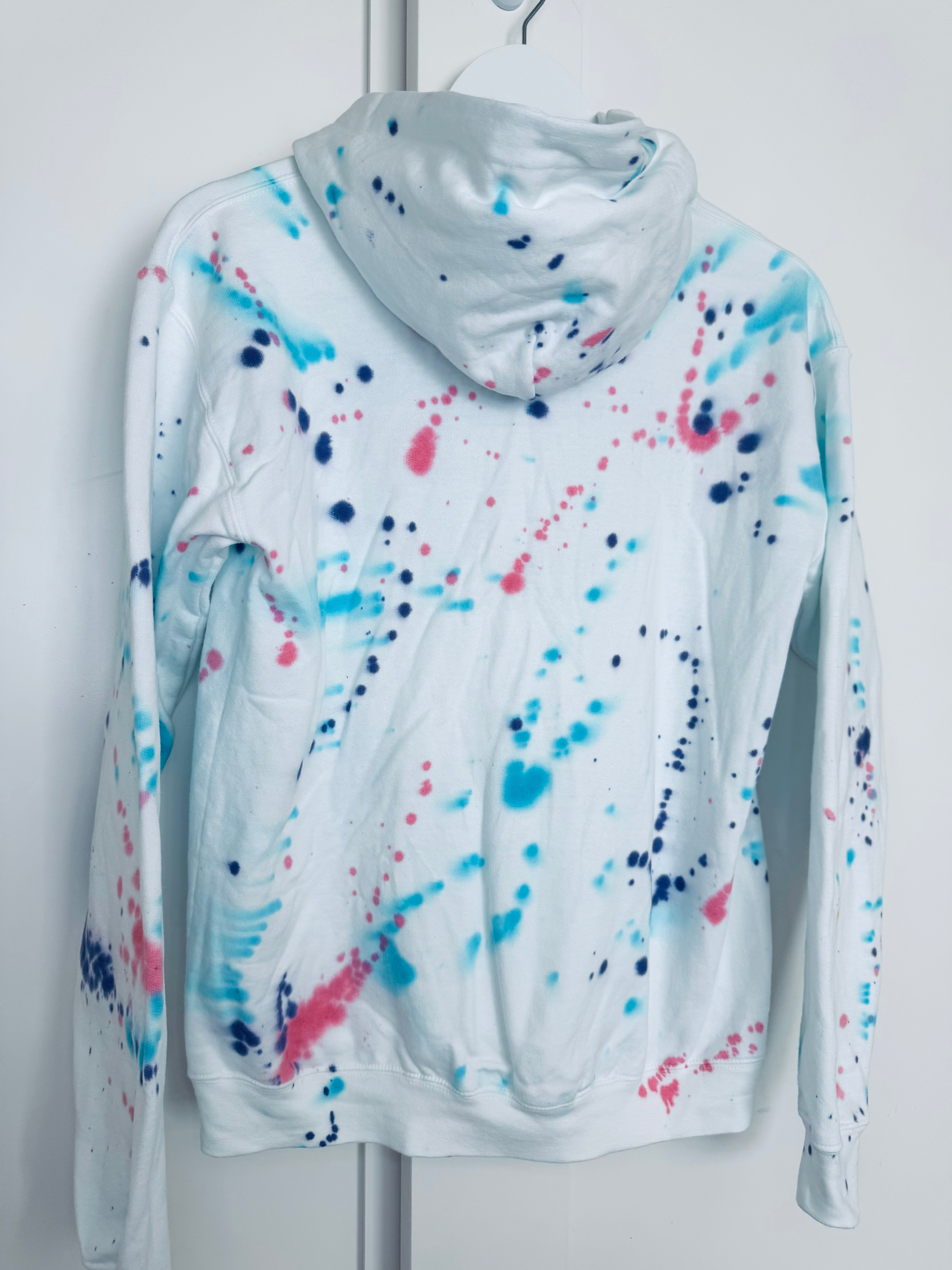 XL Youth Smiley Splatter Hoodie