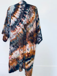 Earth Ice Dye Short Robe