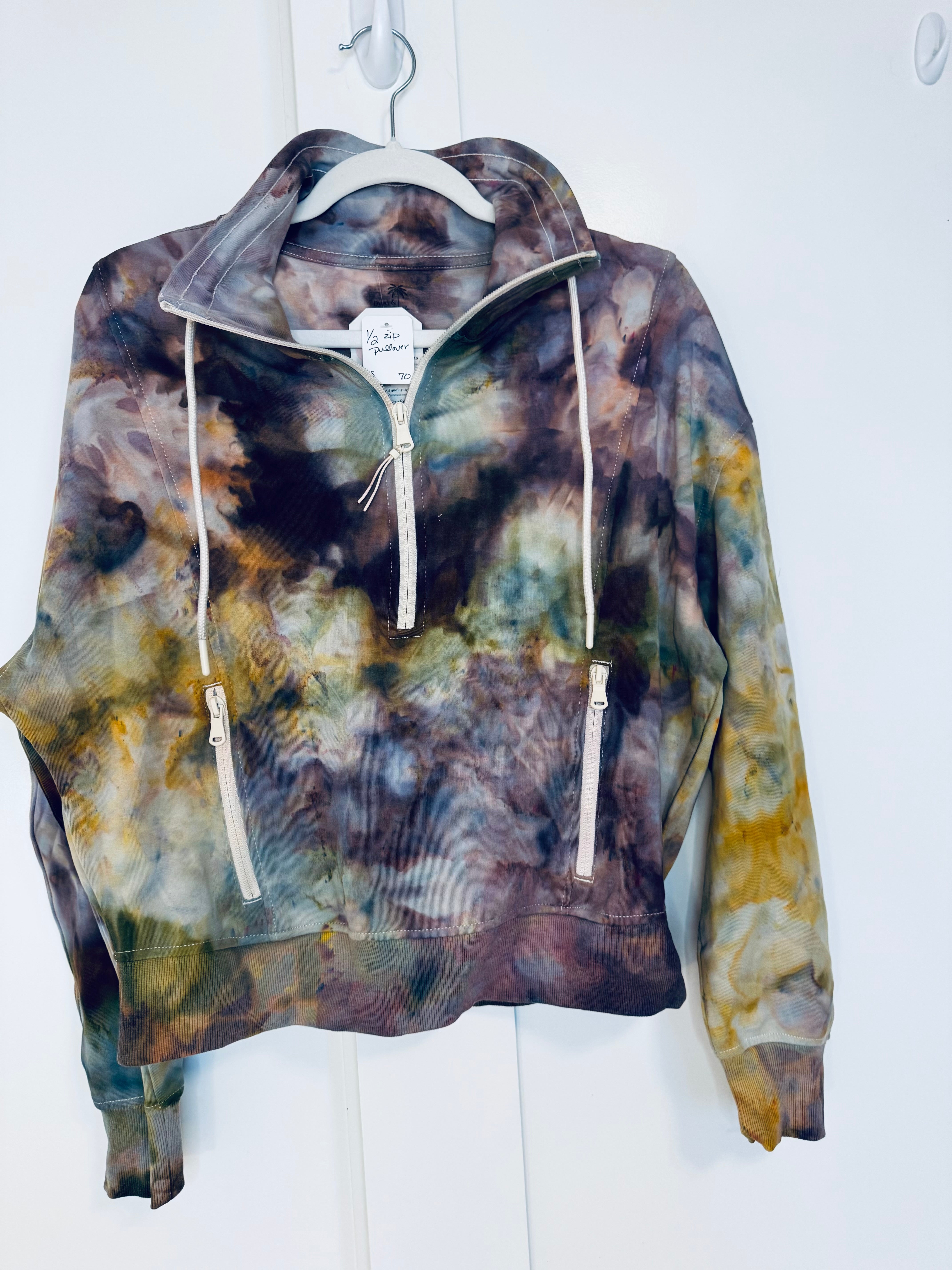 Small Ice Dye So Soft 1/2 Zip