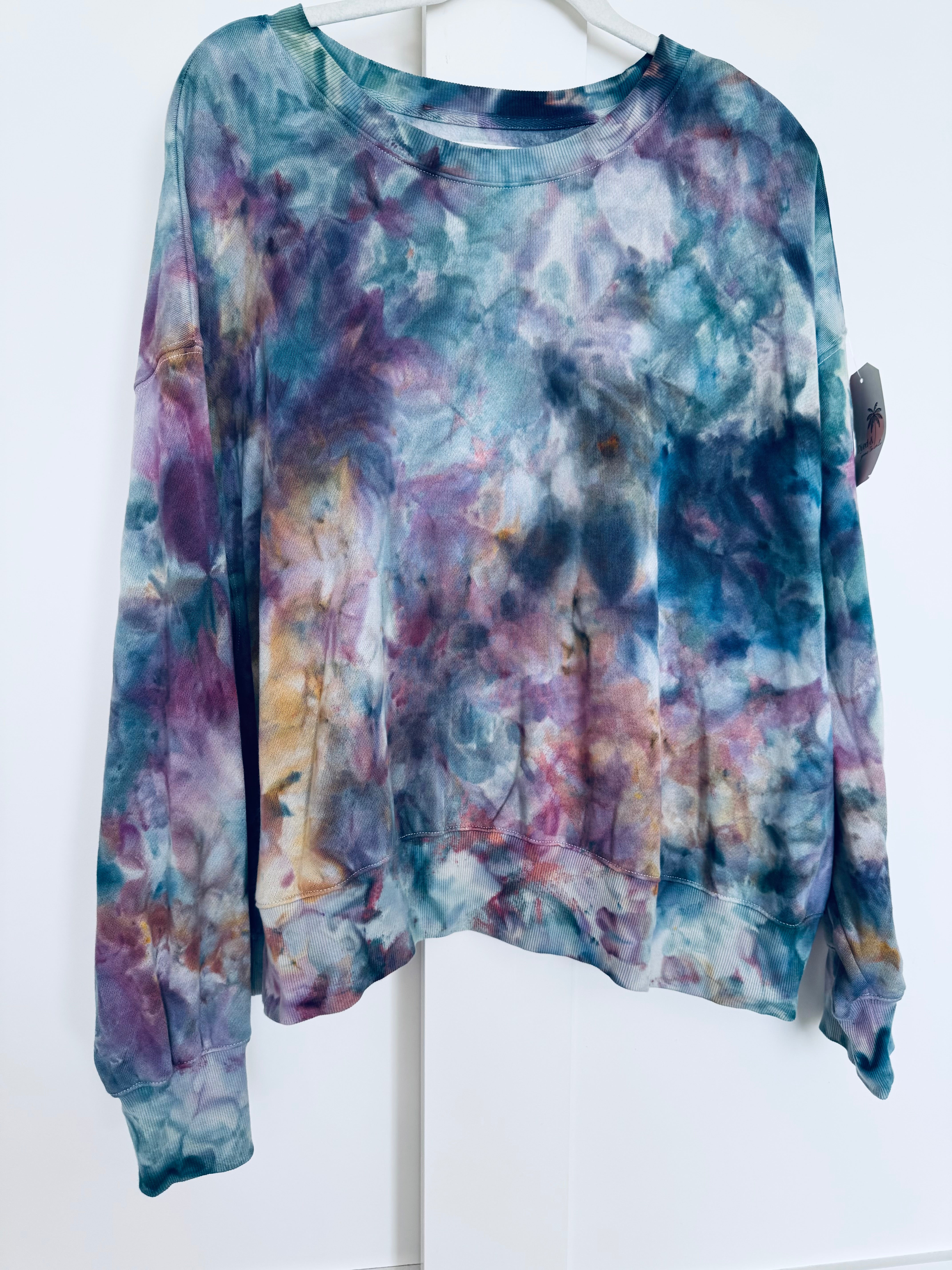 XL So Cozy Ice Dye Crew