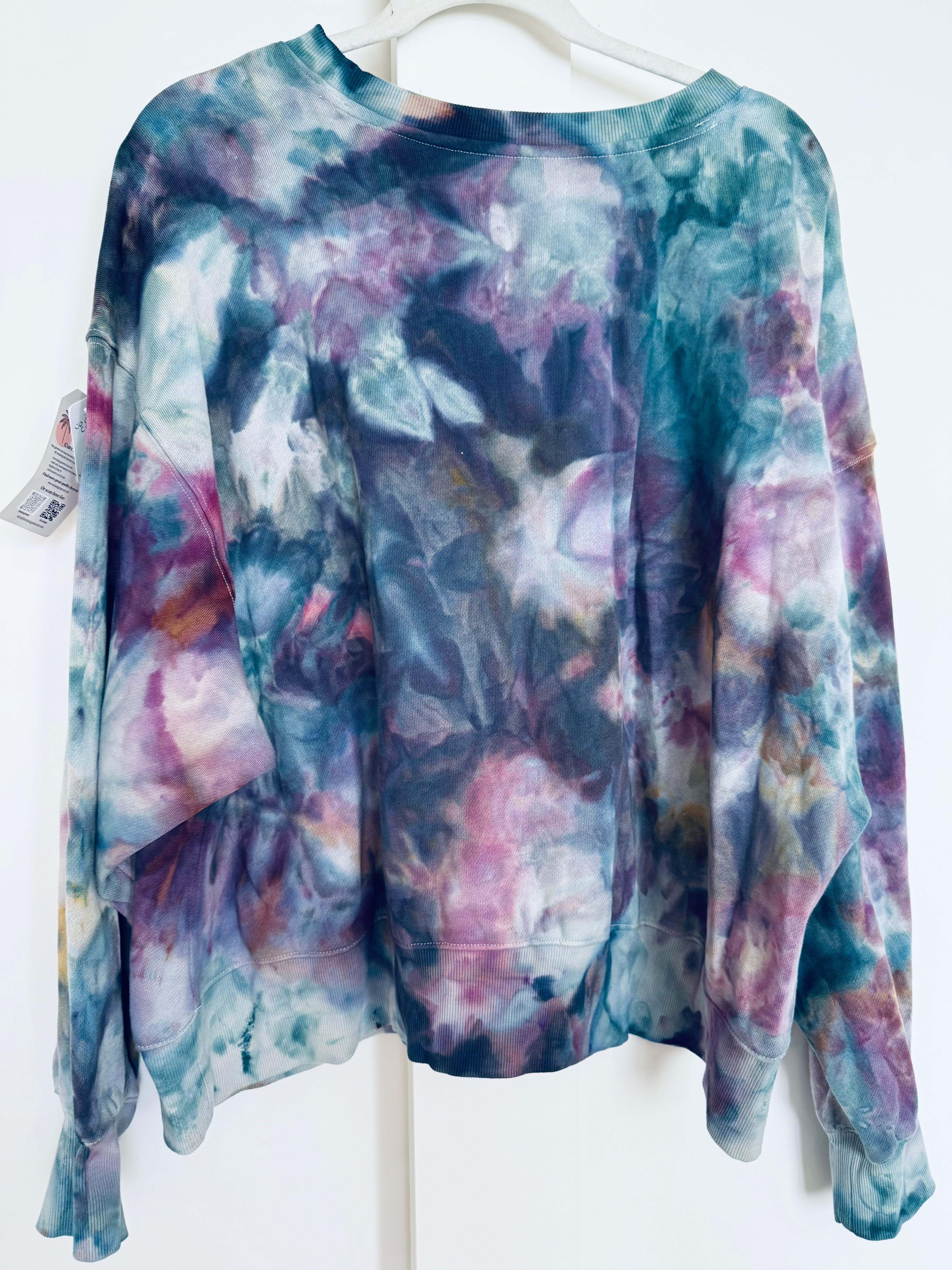 XL So Cozy Ice Dye Crew