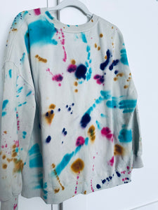 Large Oversized Peace Splatter Crew