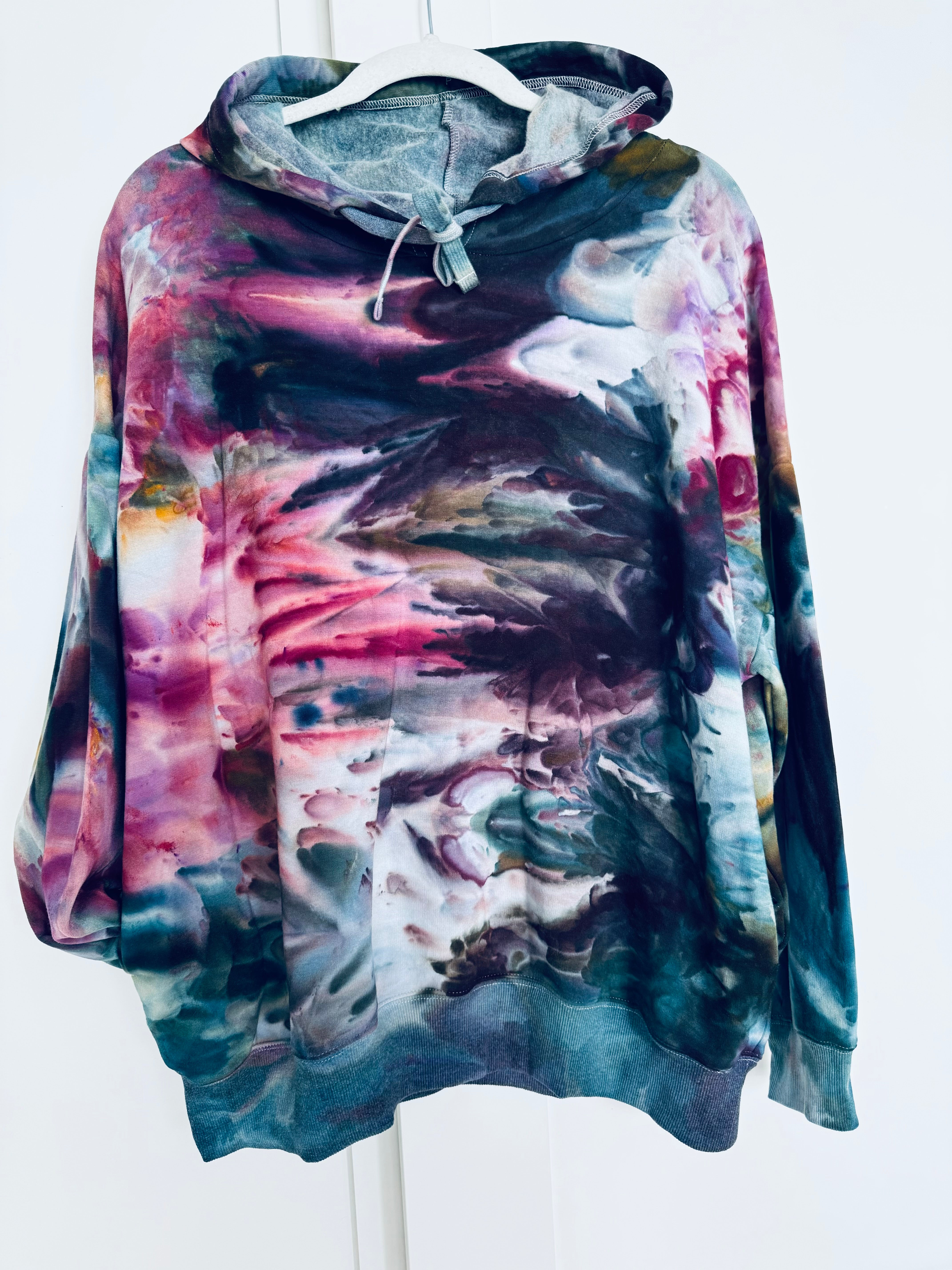 XL Ice Dye Super Soft Hoodie