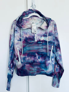 Medium Iridescent Drift 1/4 Zip Hoodie