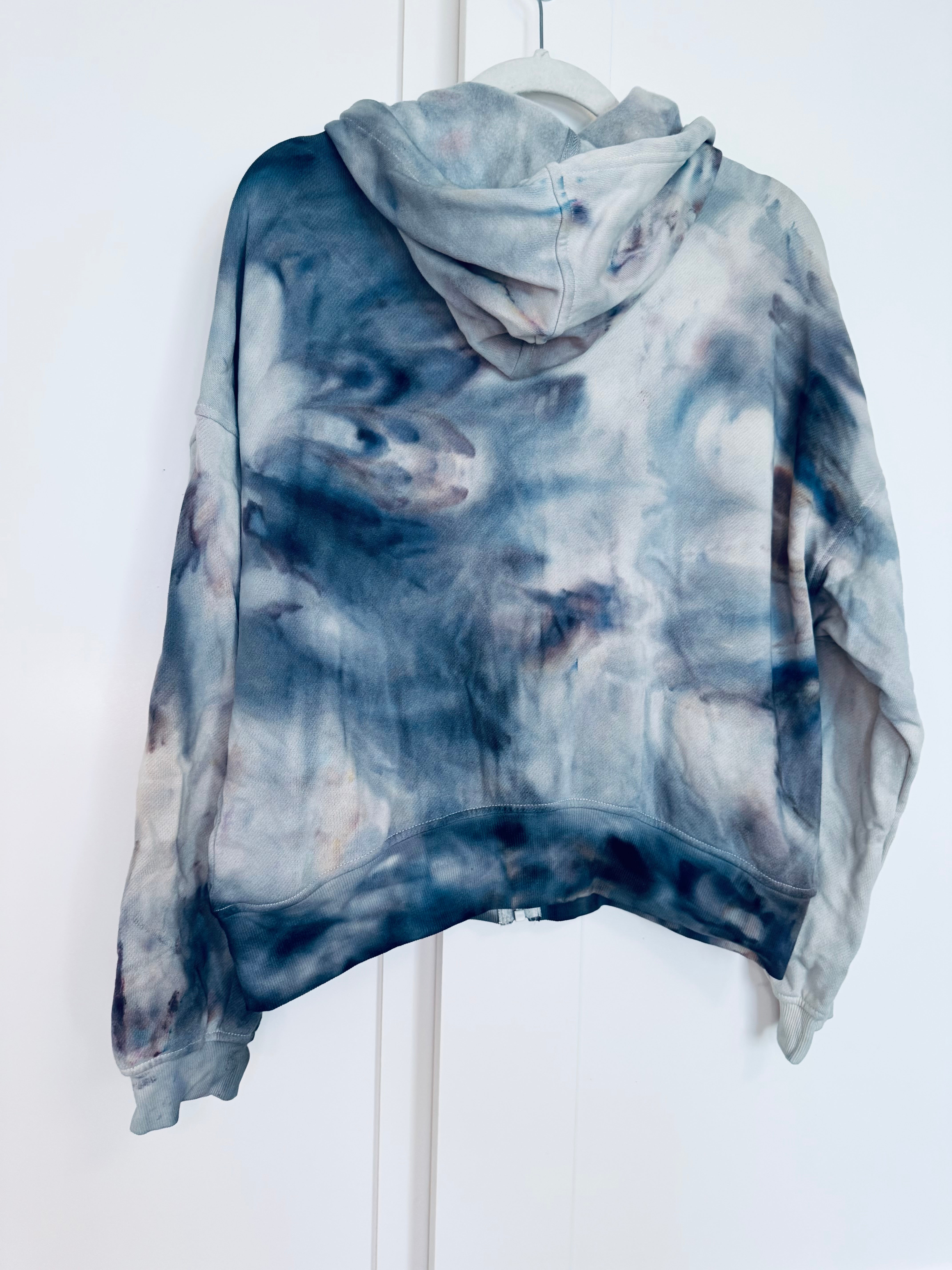 Medium Ice Dye So Comfy Zip Up
