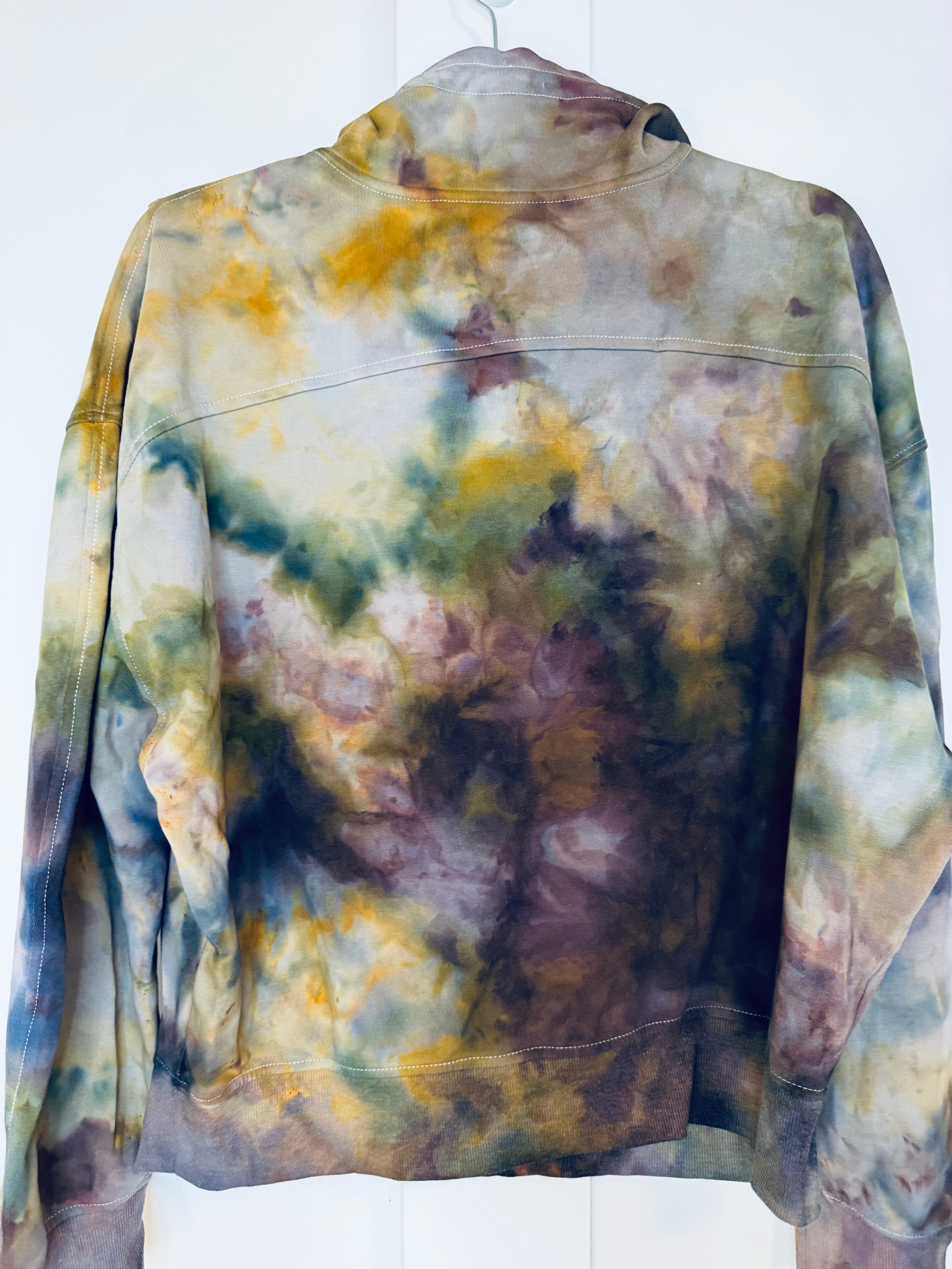 Large Ice Dye So Soft 1/2 Zip