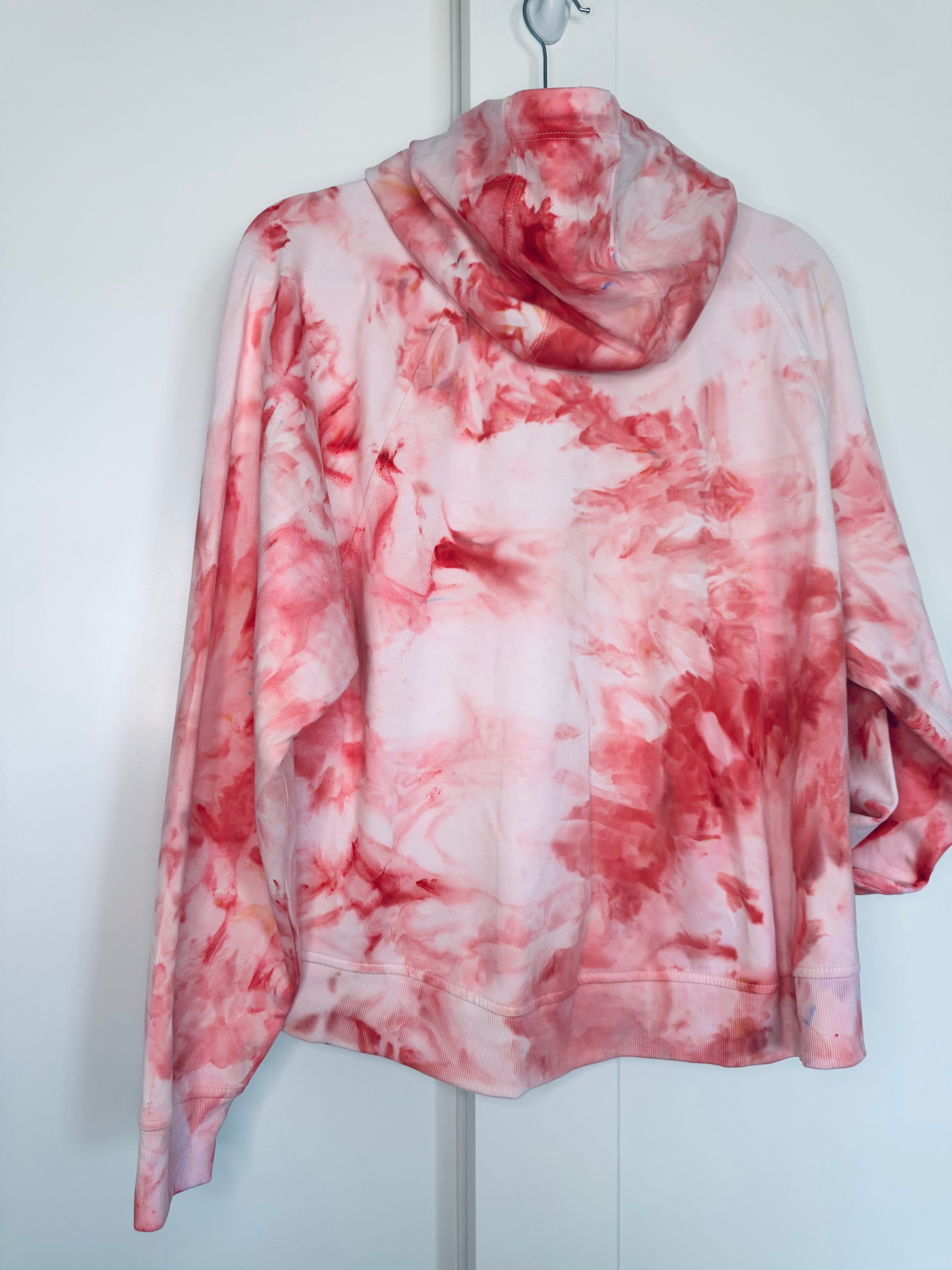 Large Strawberries and Cream So Cozy Ladies Zip Up