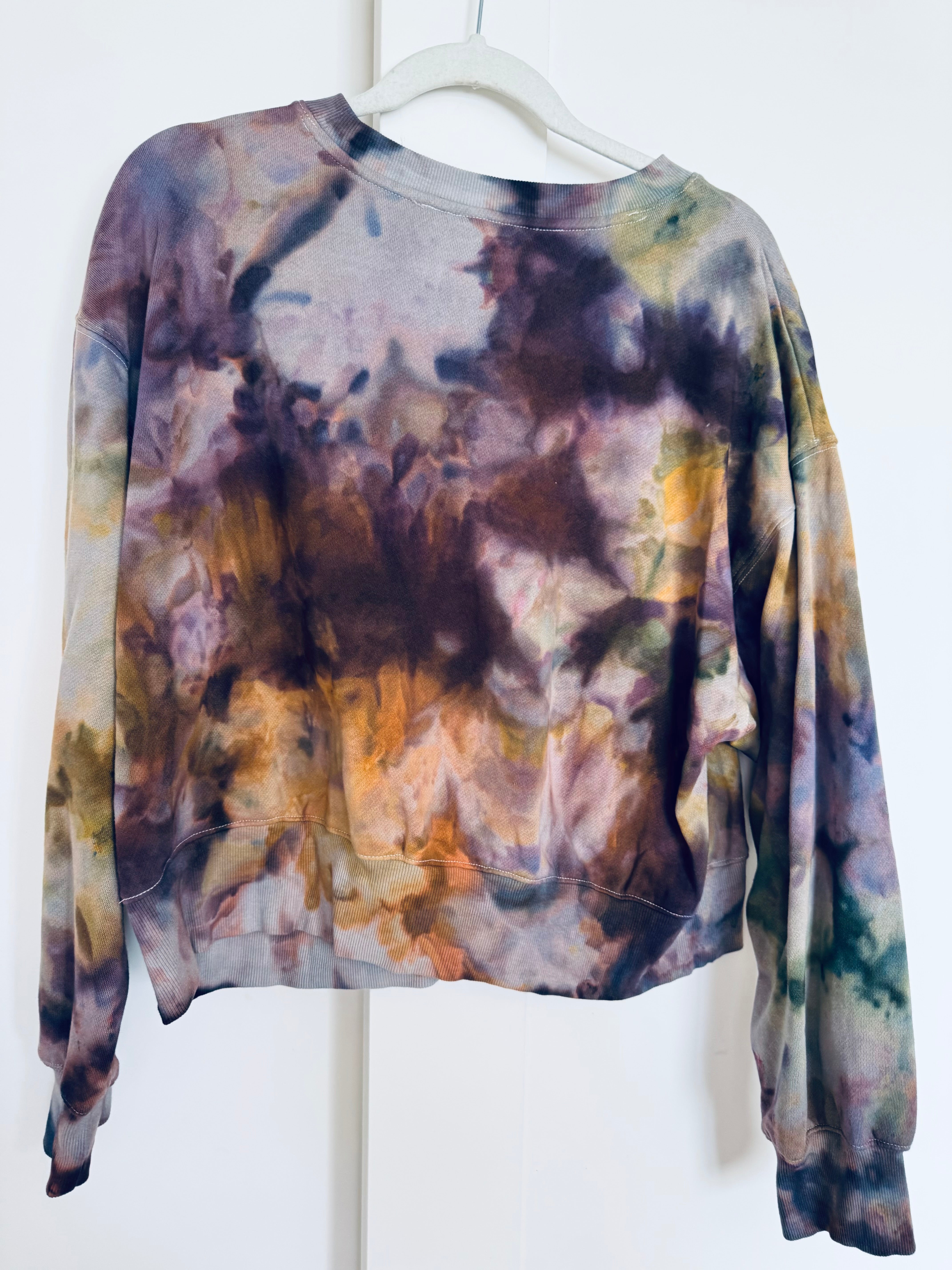 Large So Cozy Ice Dye Crew