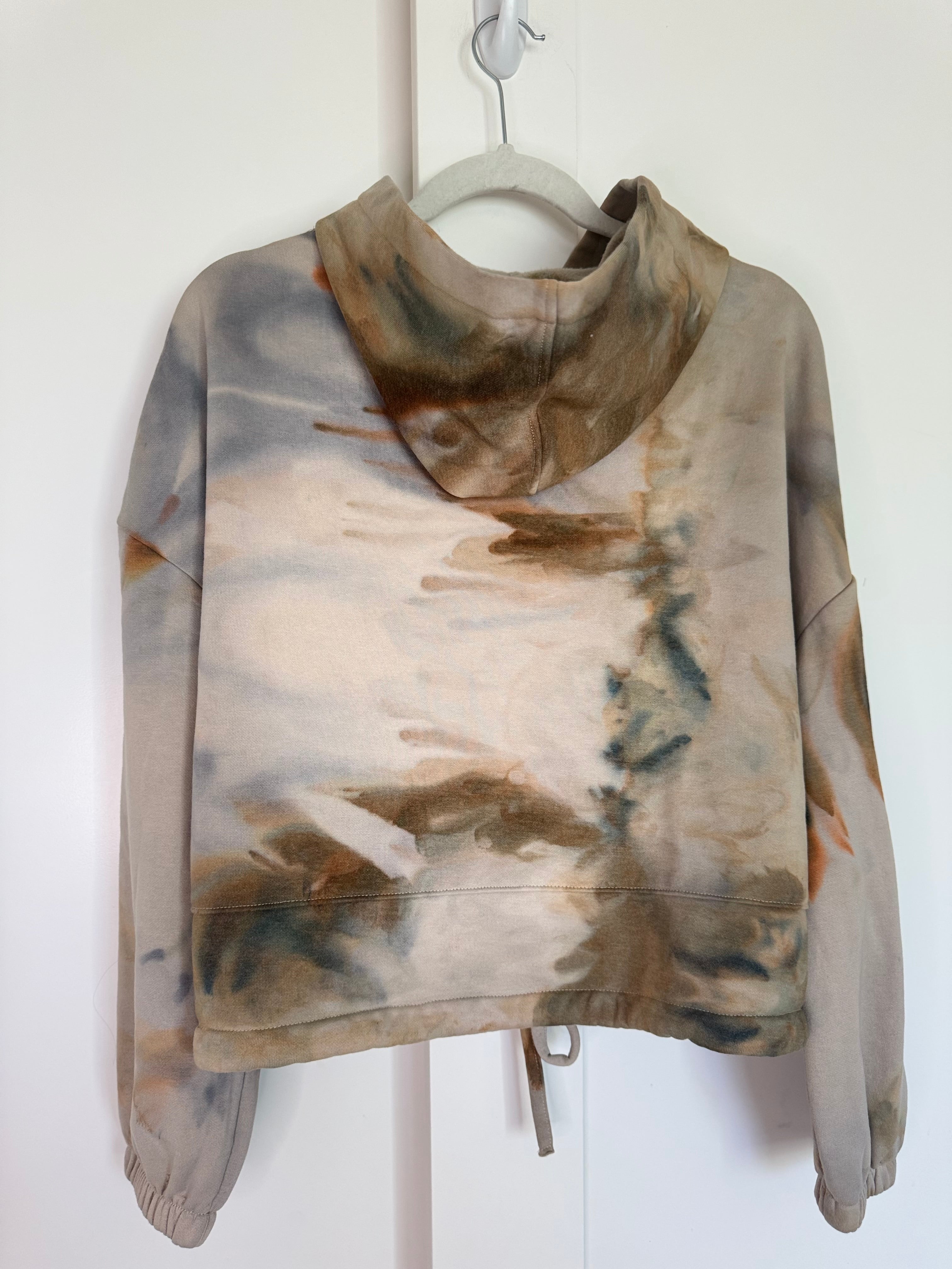 Small-Medium Semi Cropped Cinch Hoodie
