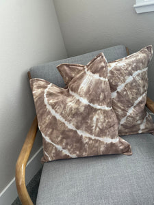 Neutral Dye 20x20 Canvas Pillows + inserts