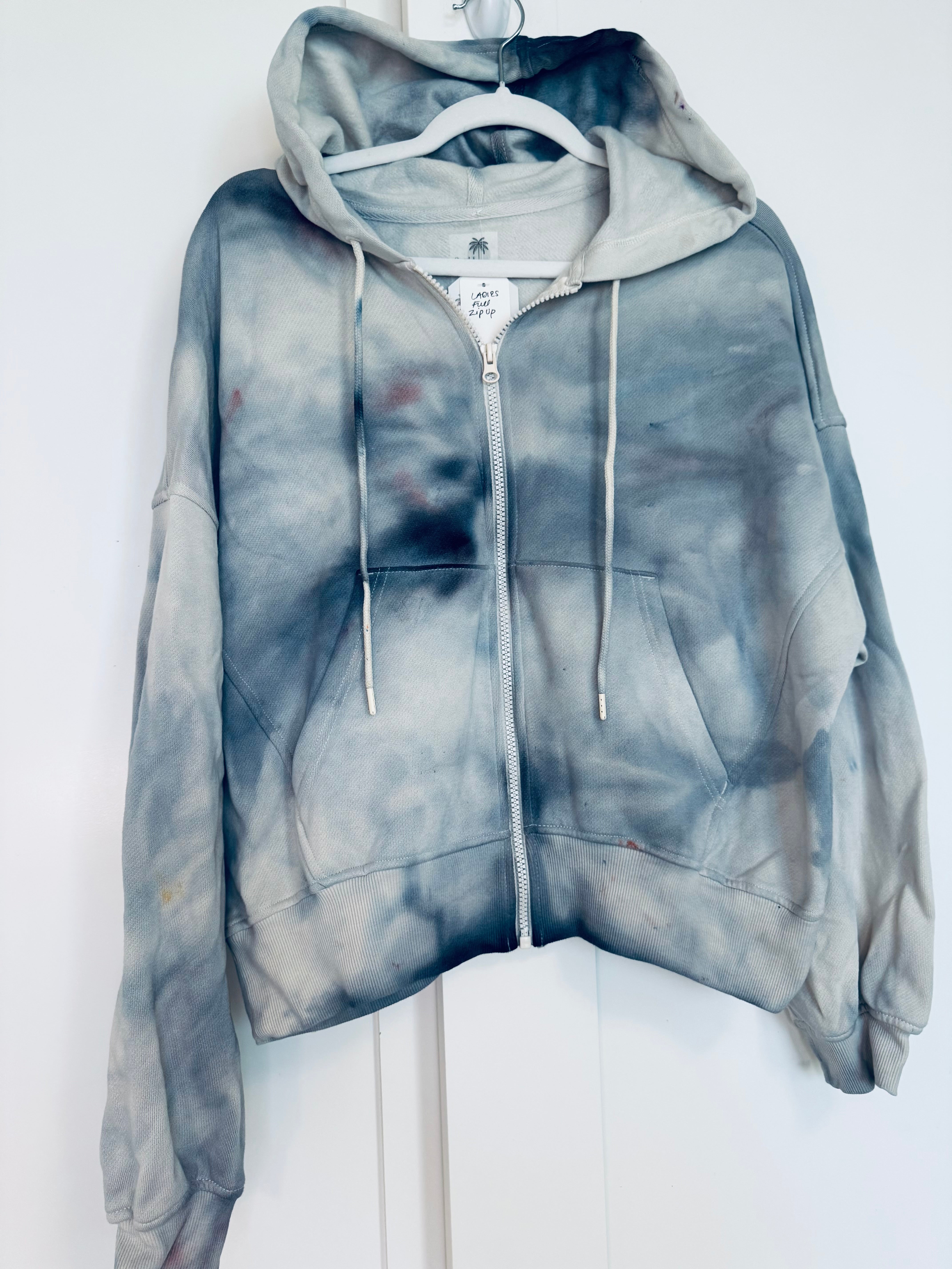 Small Ice Dye So Comfy Zip Up