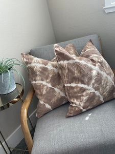 Neutral Dye 20x20 Canvas Pillows + inserts