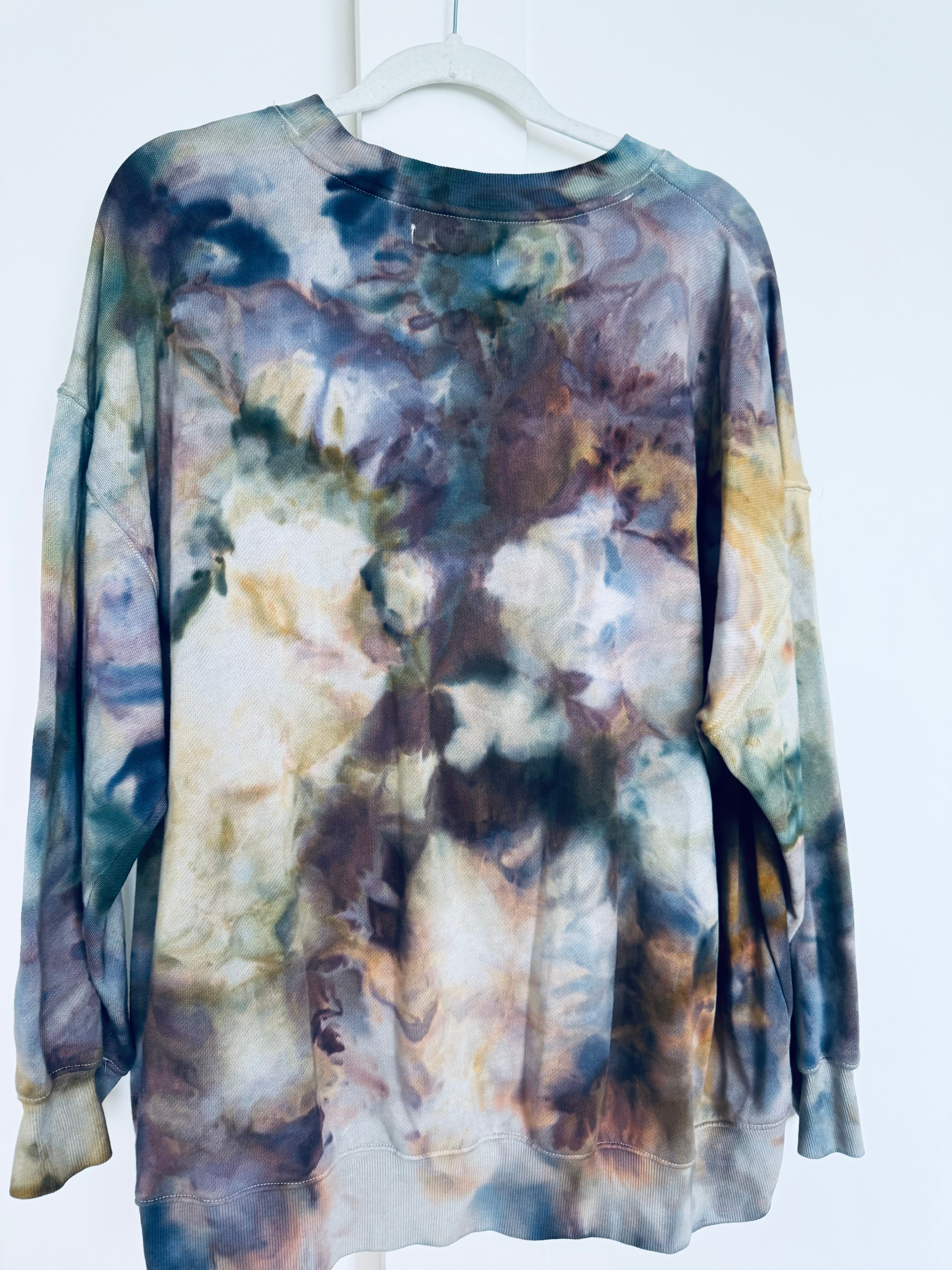 XL So Cozy Ice Dye Crew