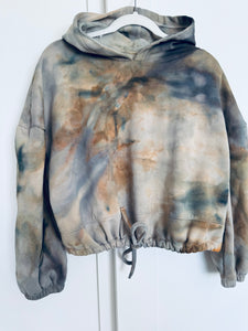 S-M Semi Cropped Cinch Hoodie