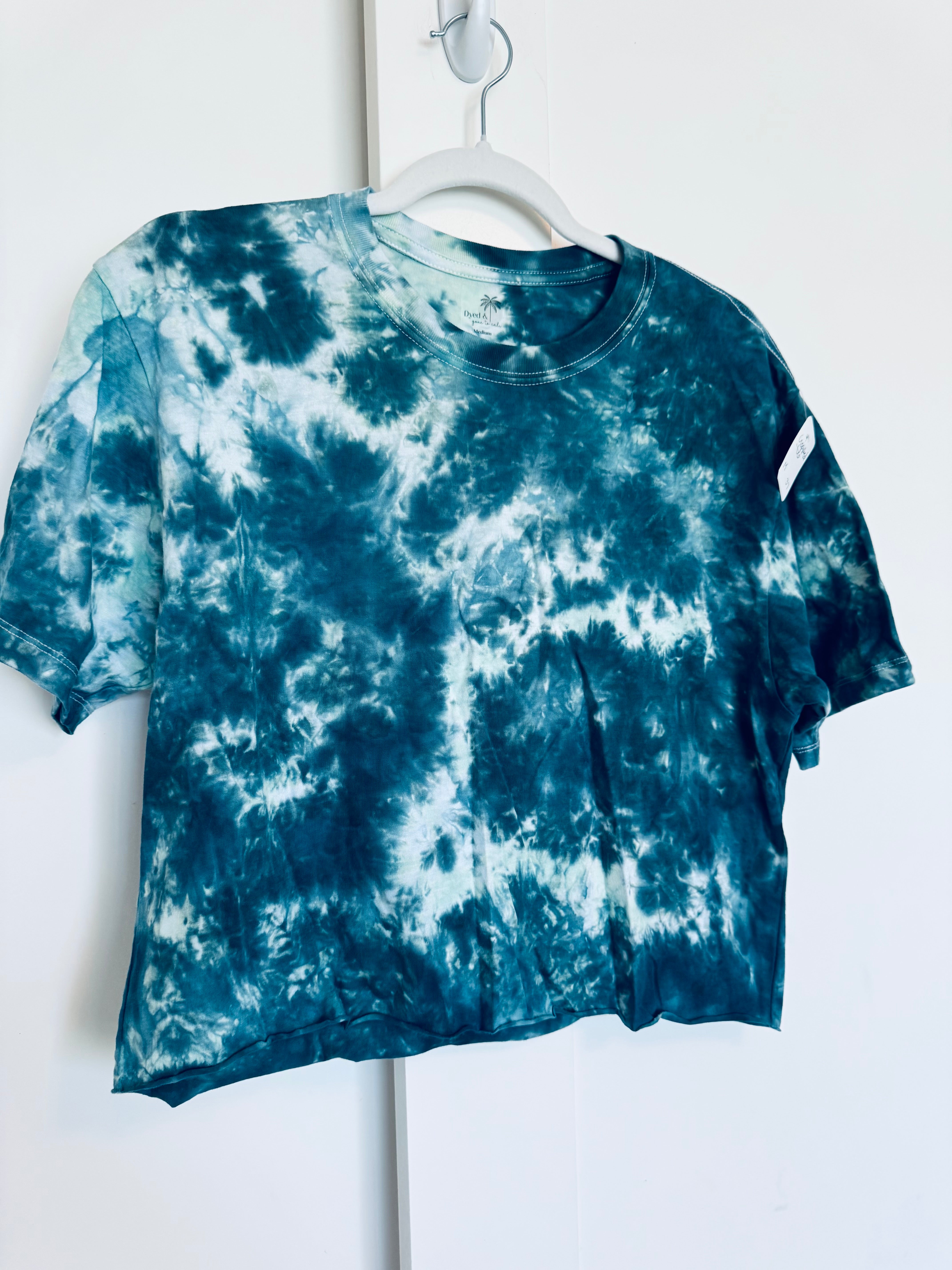 Medium Ice Dye Crop Tee
