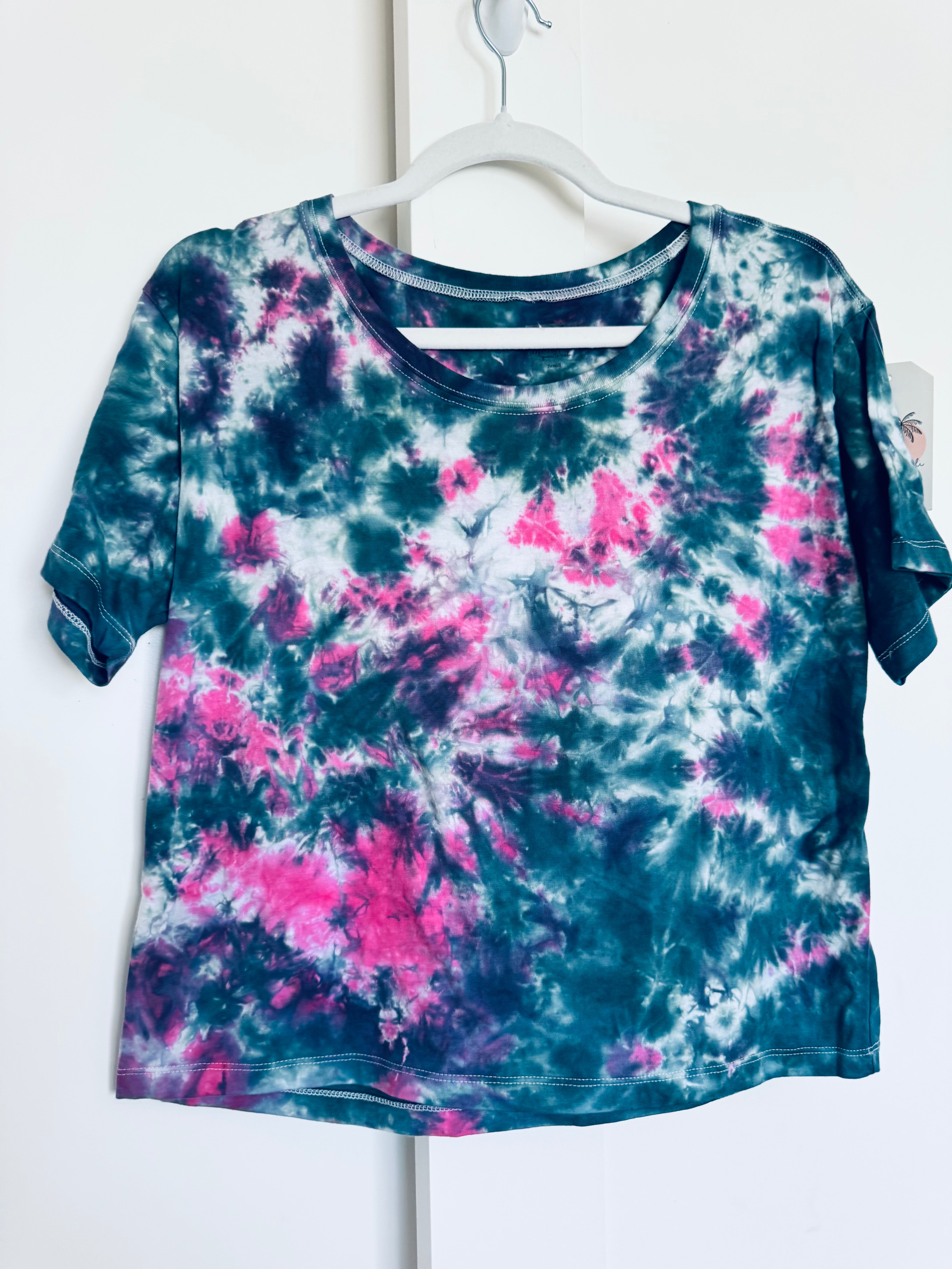 Small Ice Dye Boxy Tee