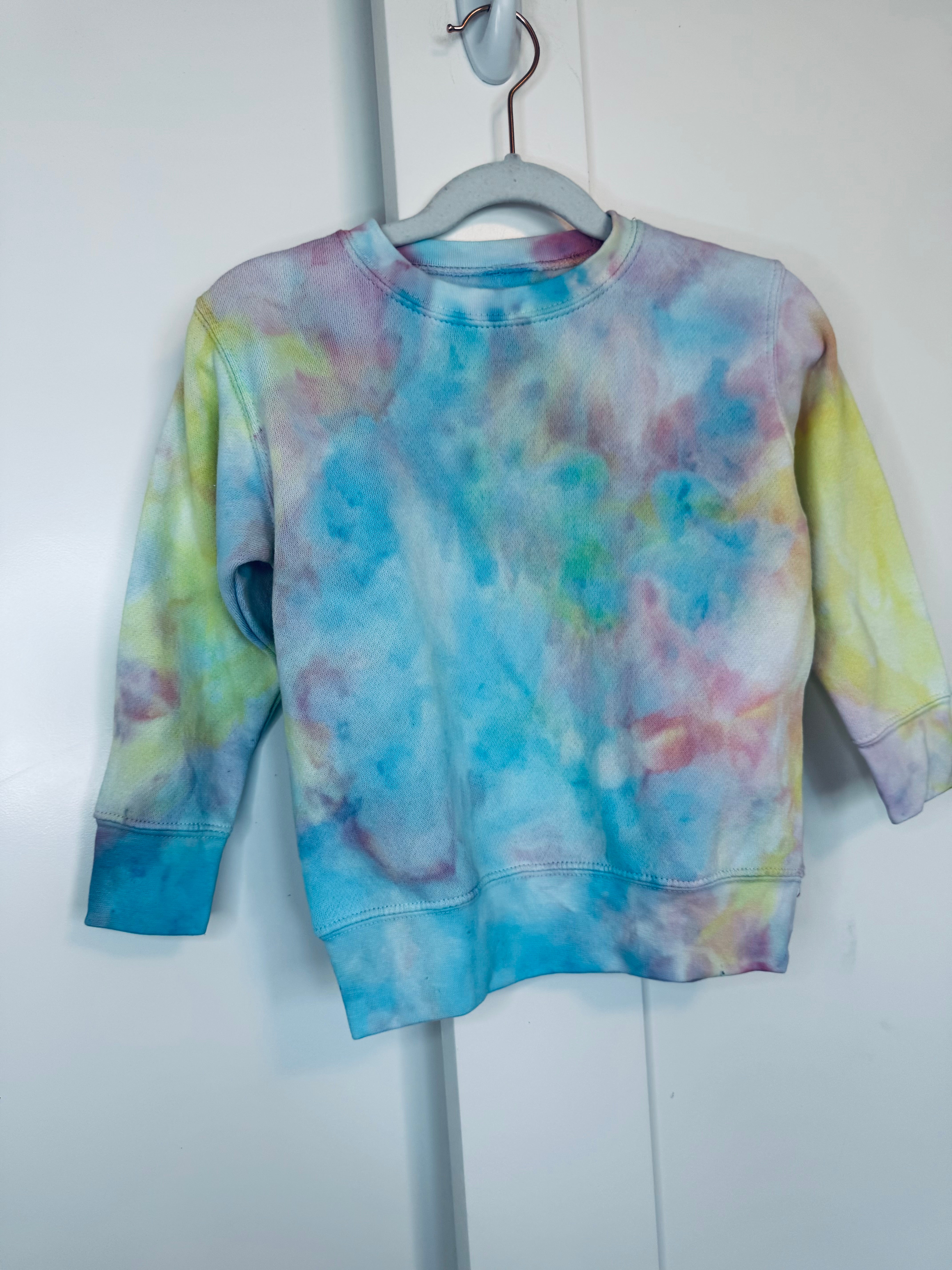 3T Toddler Ice Dye Crew