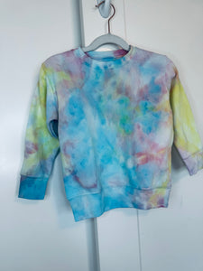 3T Toddler Ice Dye Crew