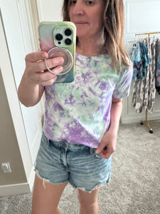 Medium Ice Dye Boxy Tee