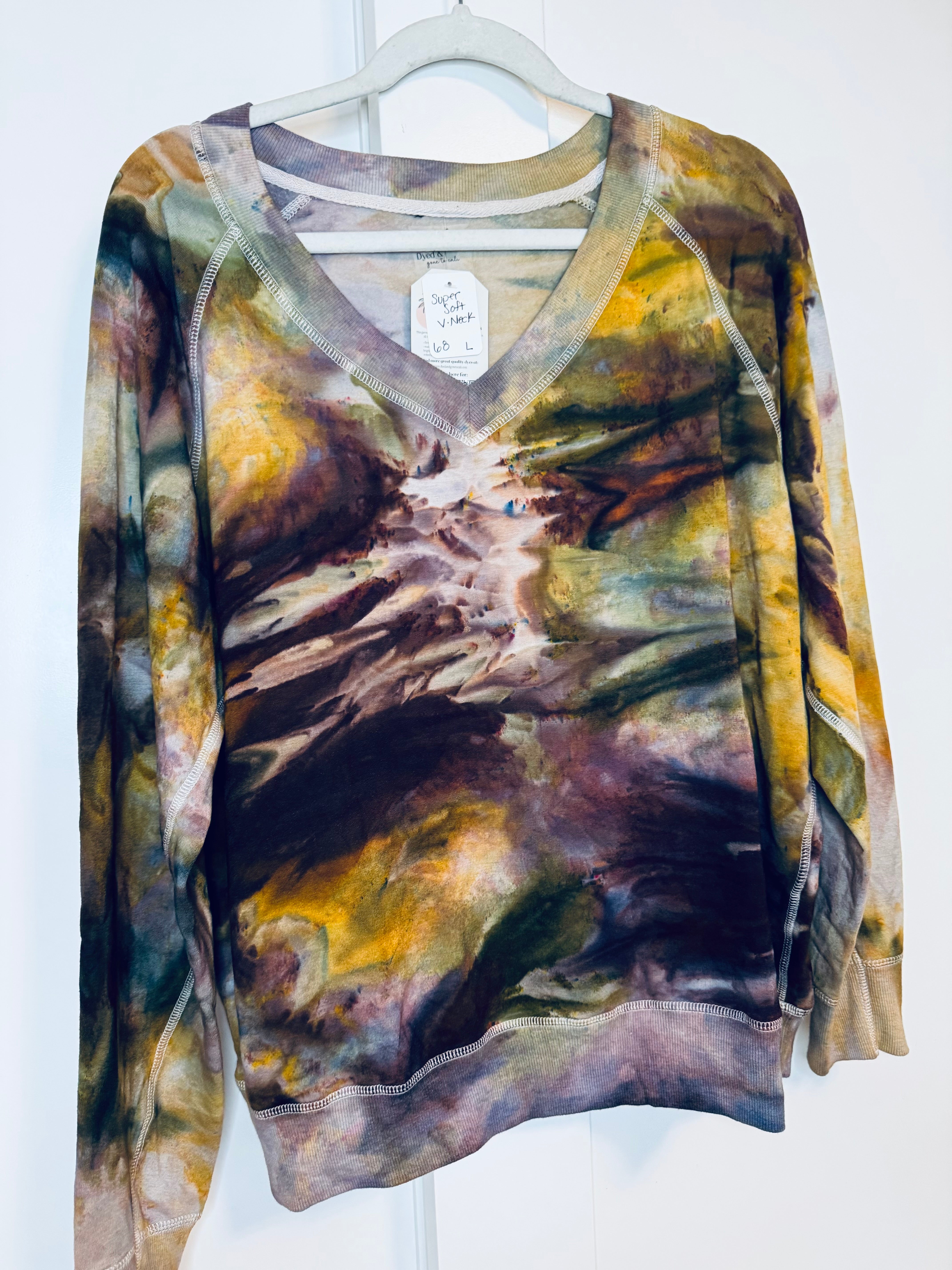 Large Super Soft V Neck Sweater