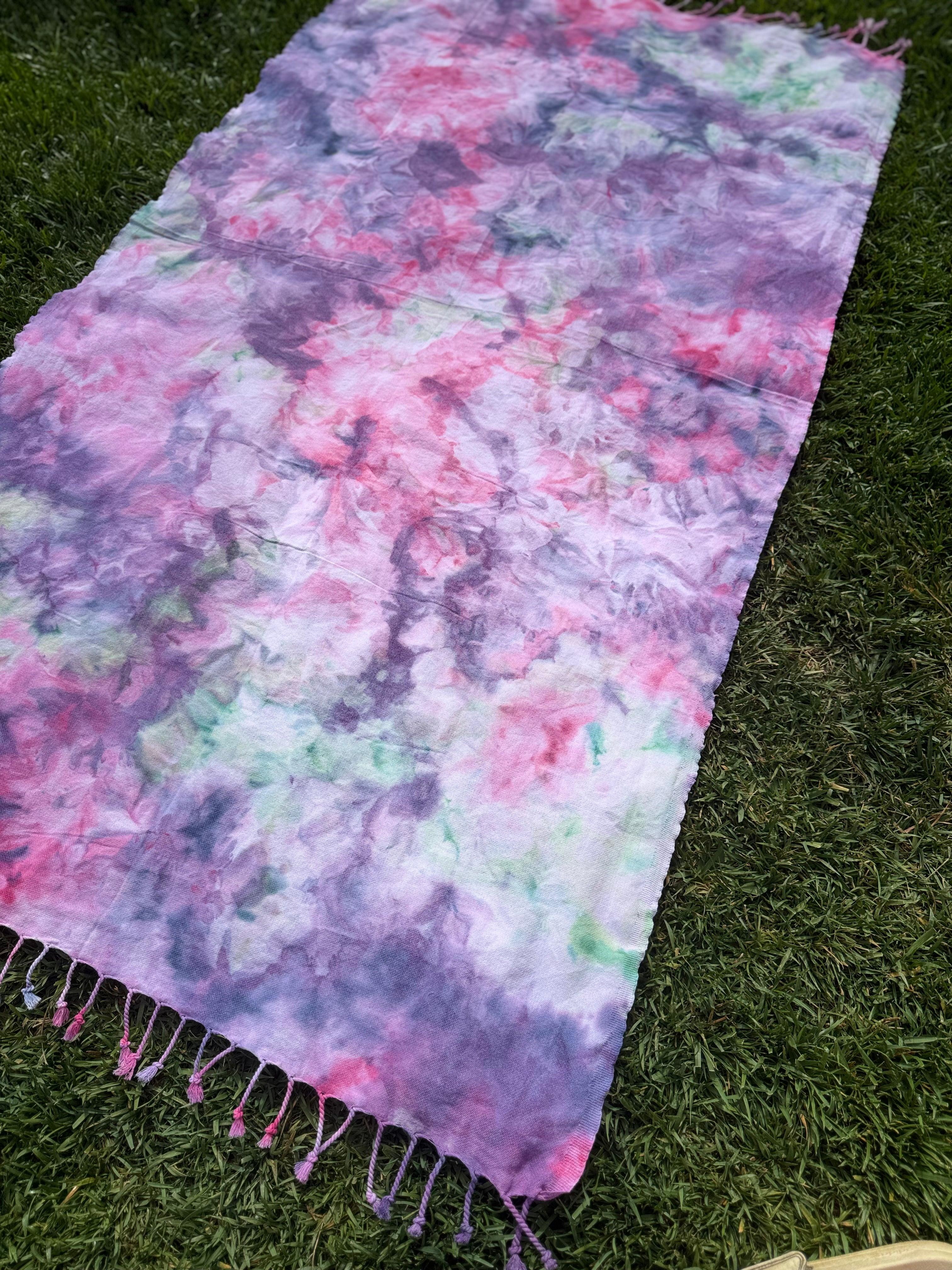 Hydrangea Towel Picnic Blanket 40”x70”