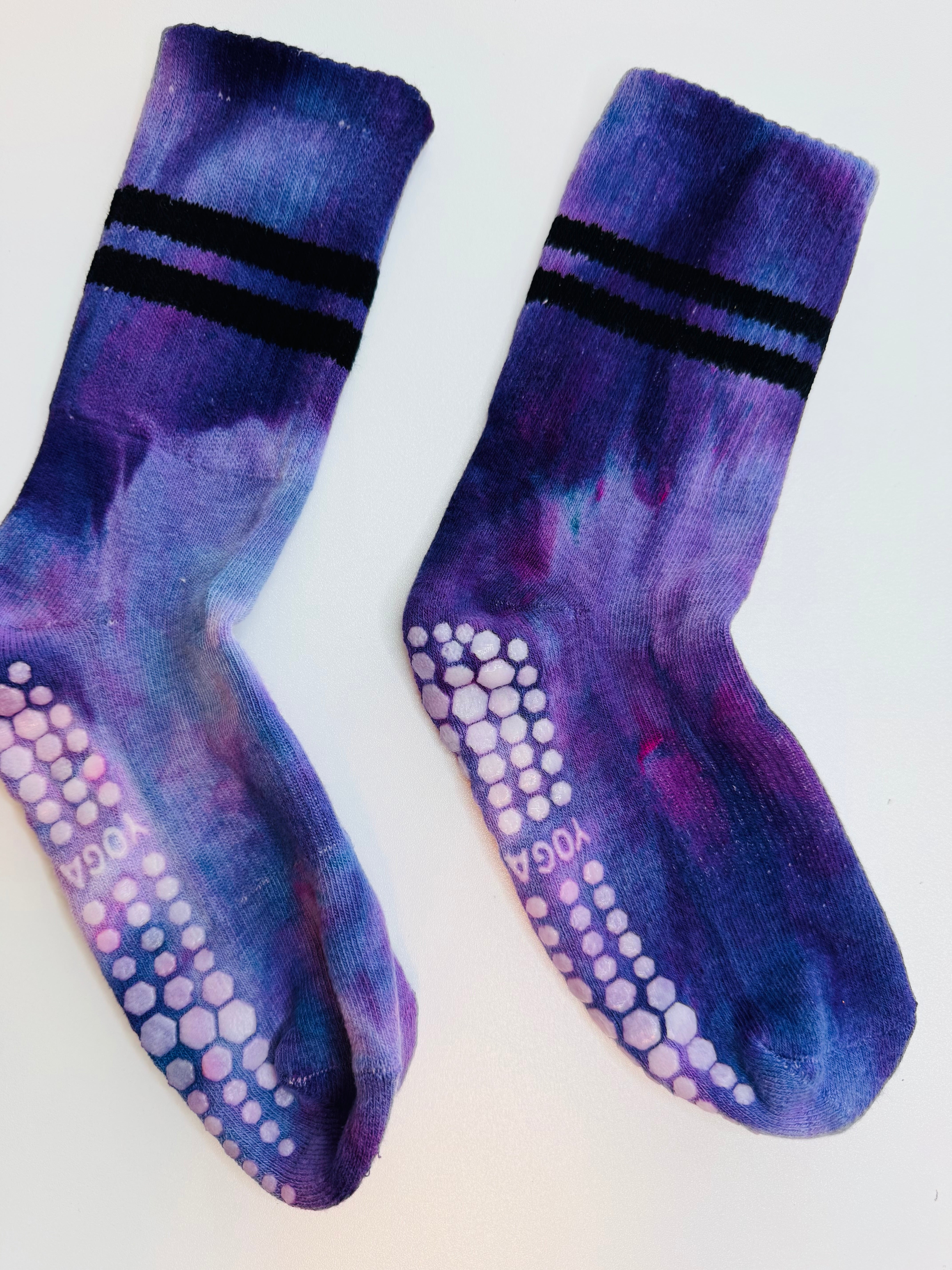 Dyed Pilates Yoga Grip Socks