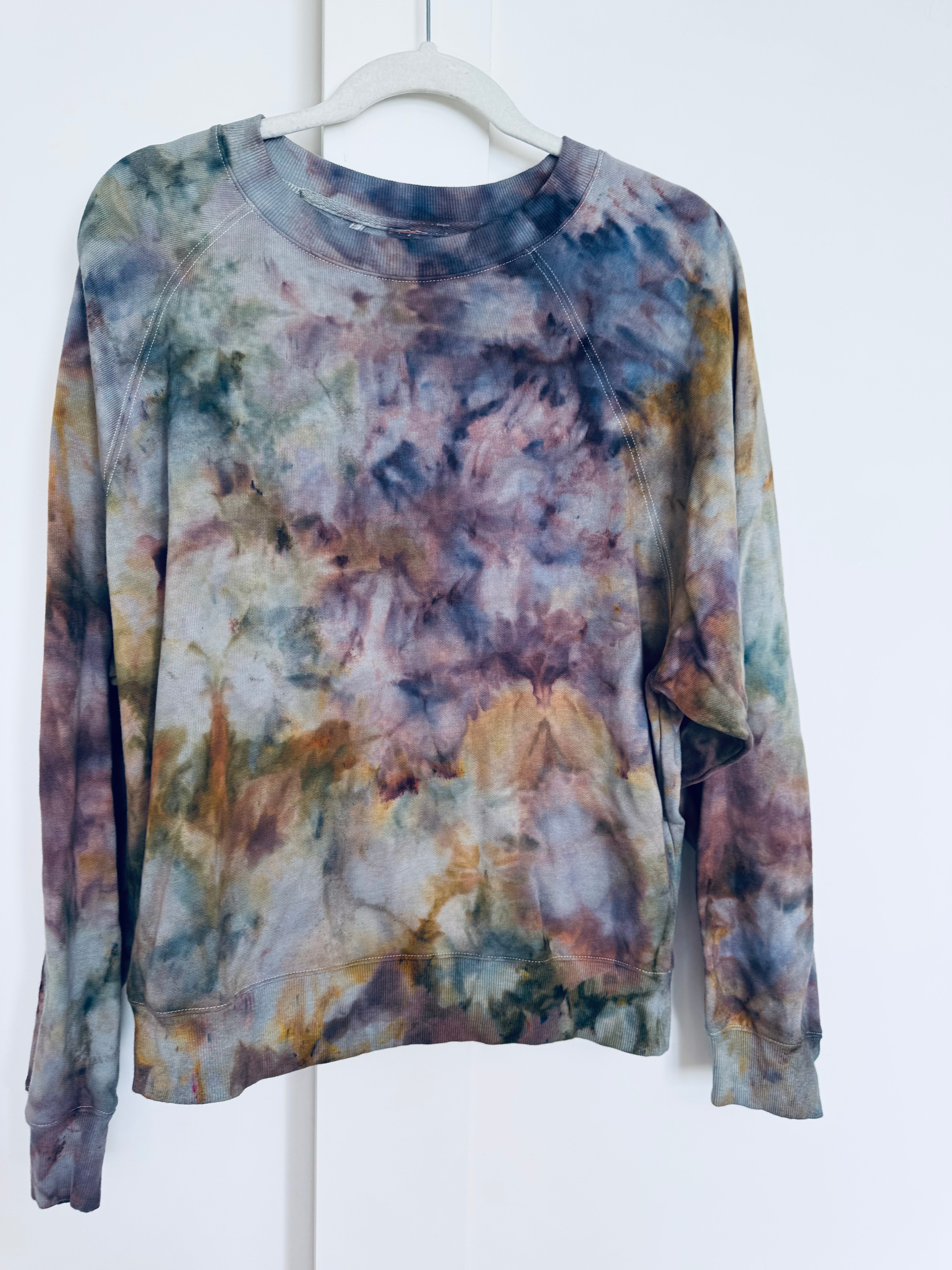 Medium So Cozy Ice Dye Crew