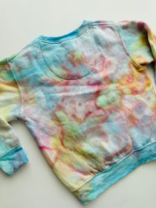 4T Toddler Ice Dye Crew