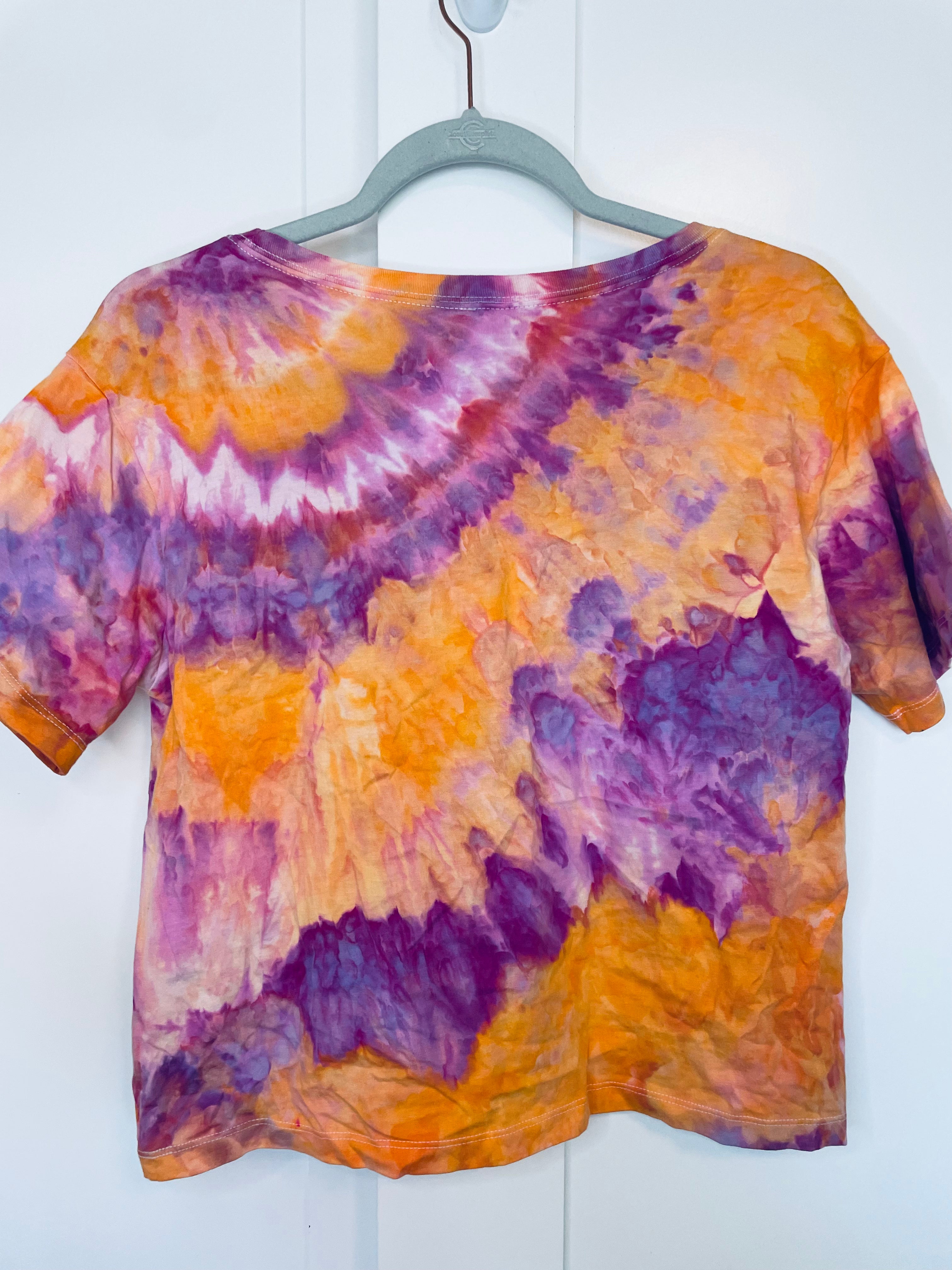 Small Ice Dye Oversized Boxy Tee