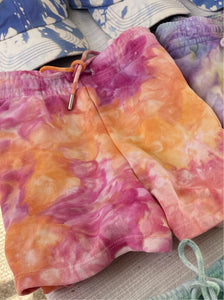 Summer Sunset Ice Dye Lounge Shorts