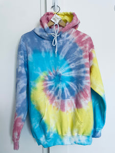 Unisex Rainbow Spiral Tie Dye Hoodie